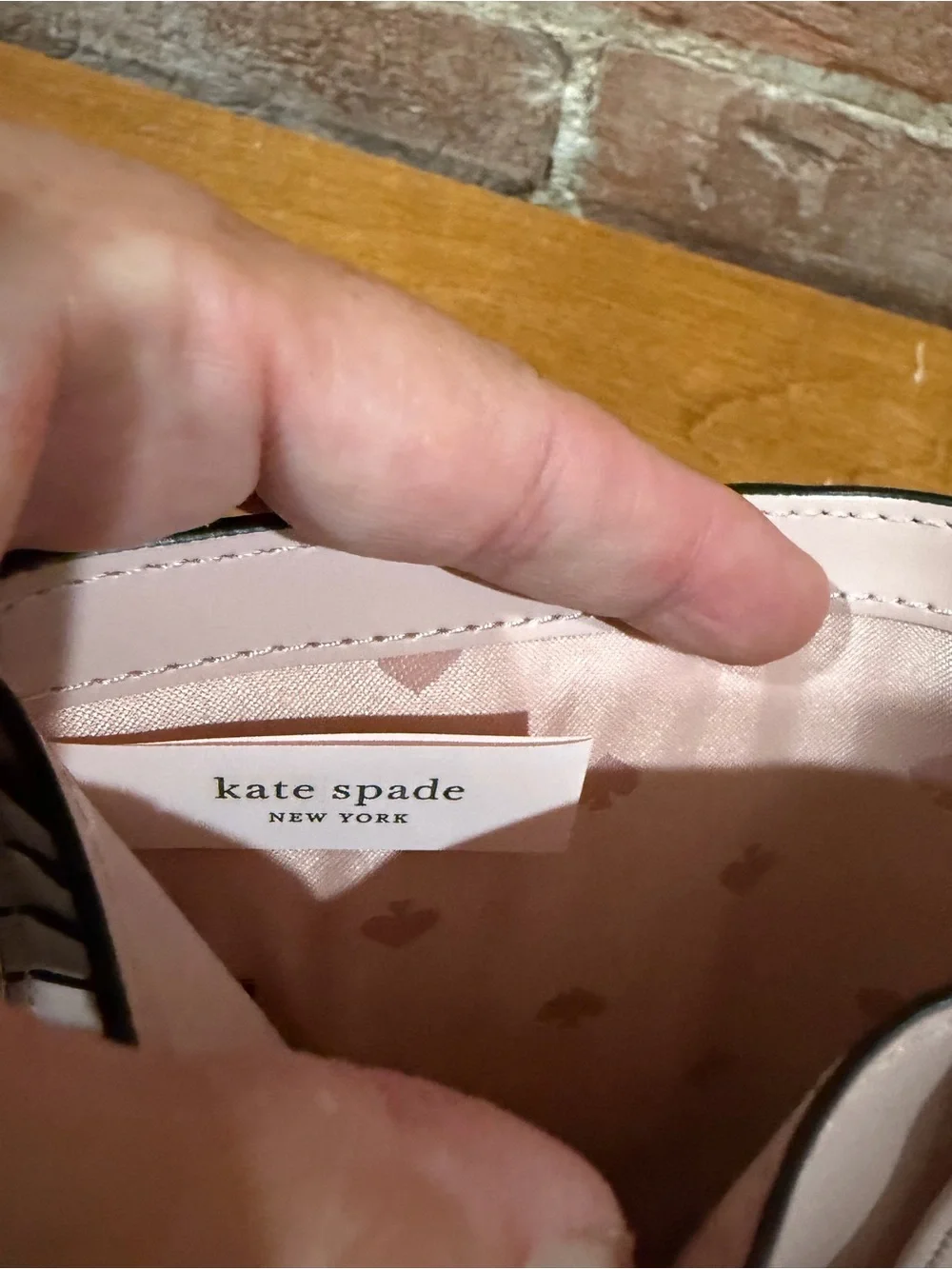 Authentic Kate Spade Black and Pink Wallet.